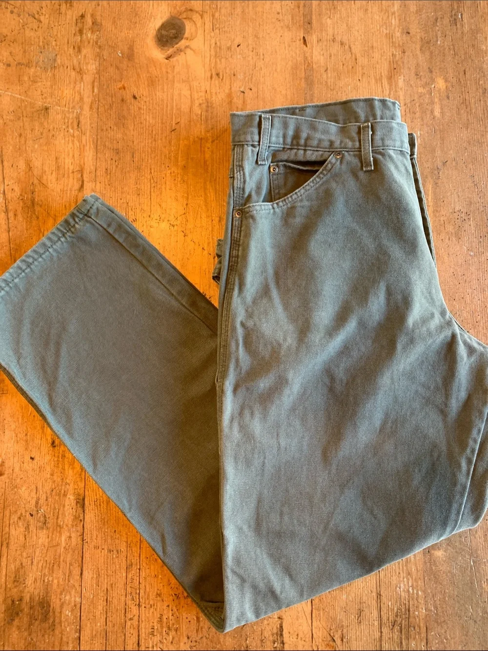 Dickies Men's Olive Green Workwear Chinos